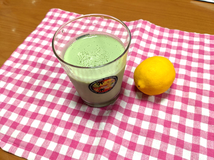 青汁×レモンラッシー