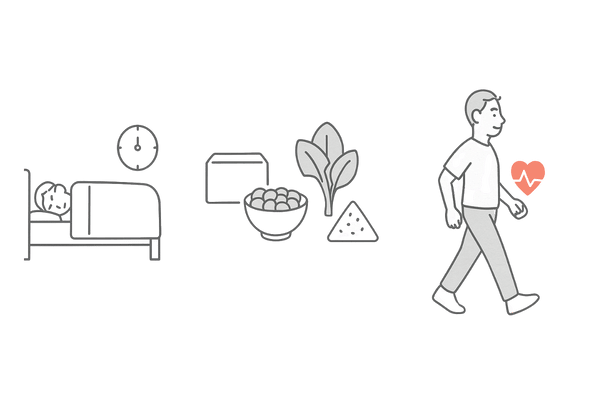 5αリダクターゼを抑える日常3習慣（睡眠・植物性タンパク質・有酸素運動）