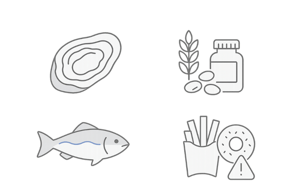 食事と栄養で整えるホルモンバランス｜亜鉛・ビタミンB群・オメガ3と過剰糖脂対策