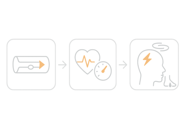 ミノキシジルの副作用メカニズム｜血管拡張→心拍増加→症状の流れ