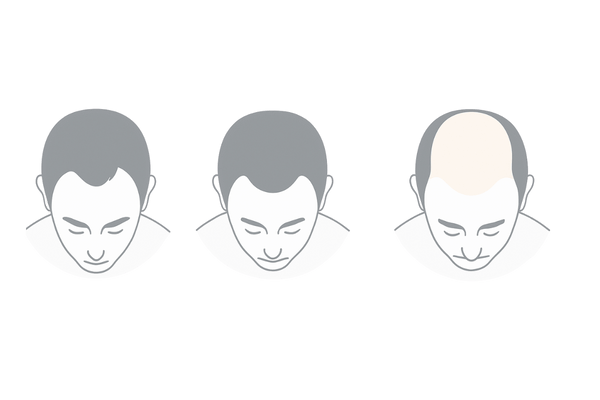 AGA進行の4段階を視覚化した図