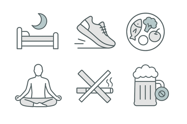 AGA対策における生活習慣の改善項目一覧