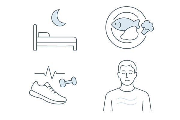 円形脱毛症のセルフケアと生活習慣|睡眠・栄養・運動・ストレス管理