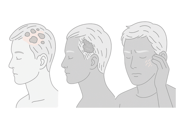 フケが続くときに考えるべき頭皮トラブルのイメージ