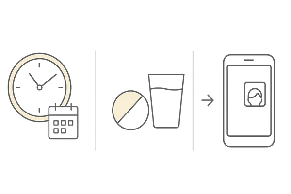 フィナステリド内服の正しい飲み方と継続のコツ（1日1回の服用フロー）