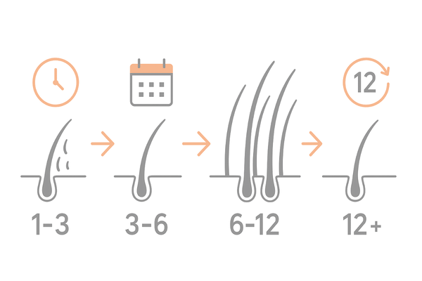 併用治療の効果タイムライン(1〜12カ月の変化目安・視覚化)