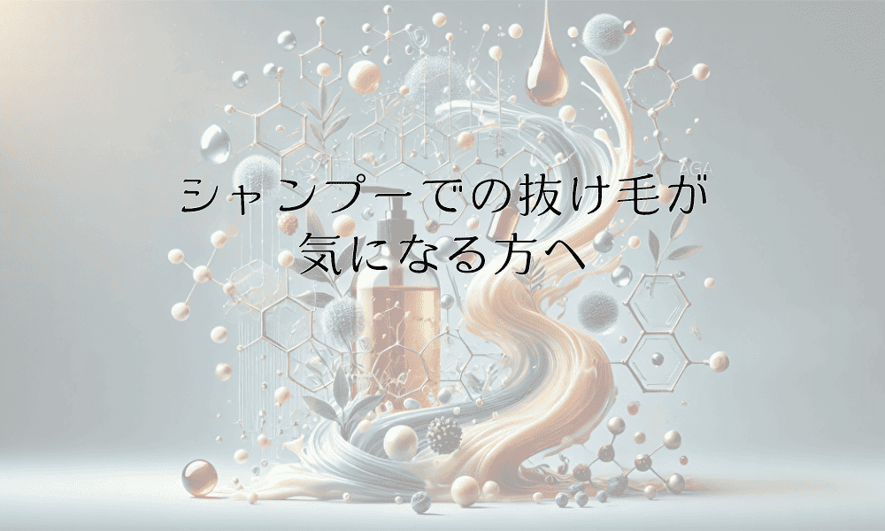 シャンプーでの抜け毛が気になる方へ