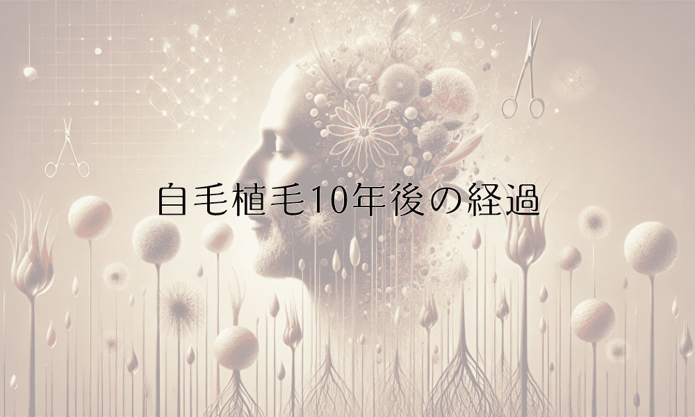 自毛植毛10年後の経過と長期的な効果について
