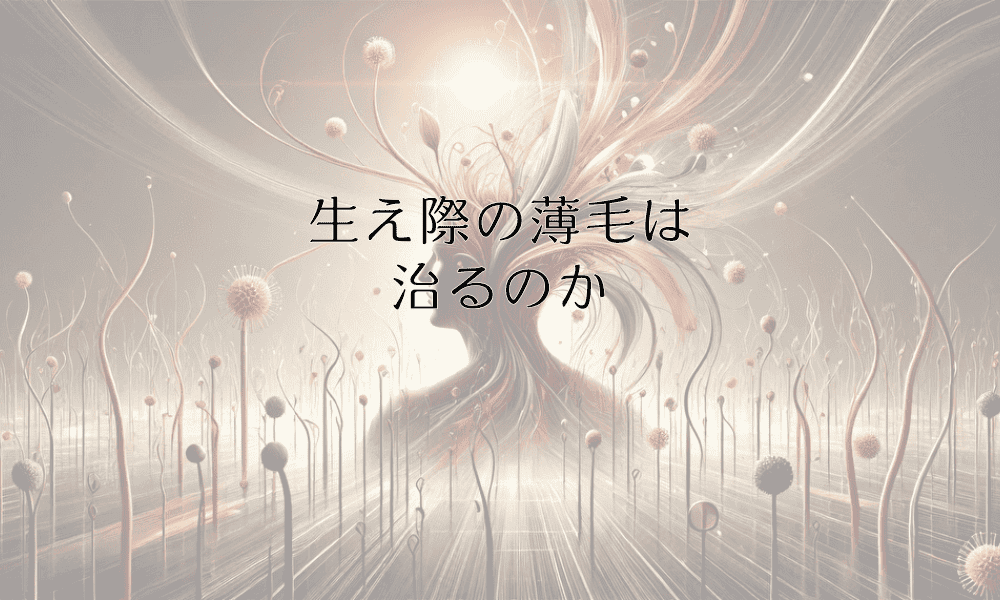 生え際の薄毛は治るのか