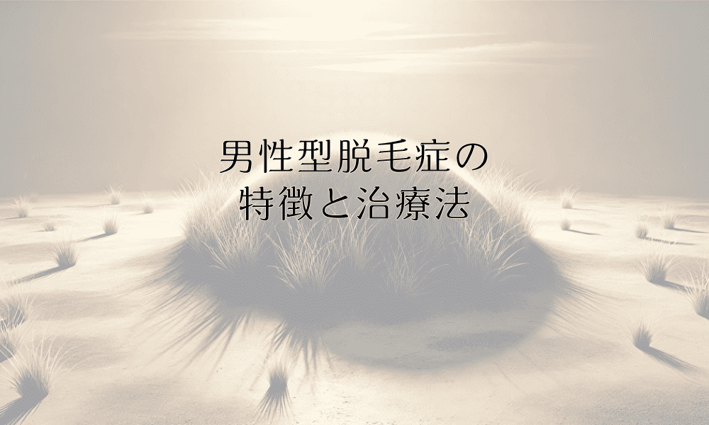 男性型脱毛症の特徴と治療法｜AGAの診断から治療まで