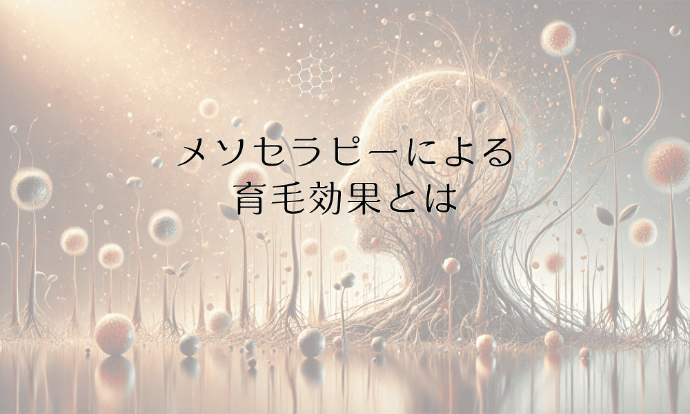メソセラピーによる育毛効果とは - 治療の仕組みと期待できる結果