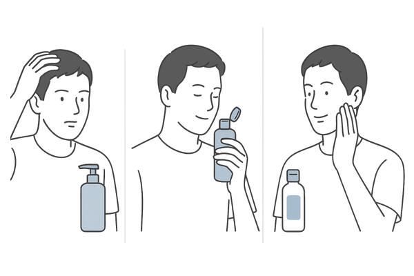 頭皮タイプ別ミノキシジル配合シャンプーの選び方イメージ