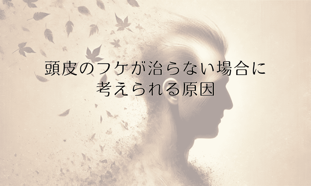 頭皮のフケが治らない場合に考えられる原因と具体的な対処法