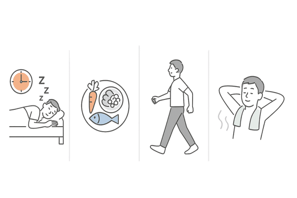 頭皮の臭いを悪化させないための生活習慣4ポイント