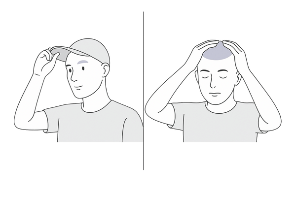 スキンヘッド時に必要な紫外線・保湿ケアのポイントイメージ