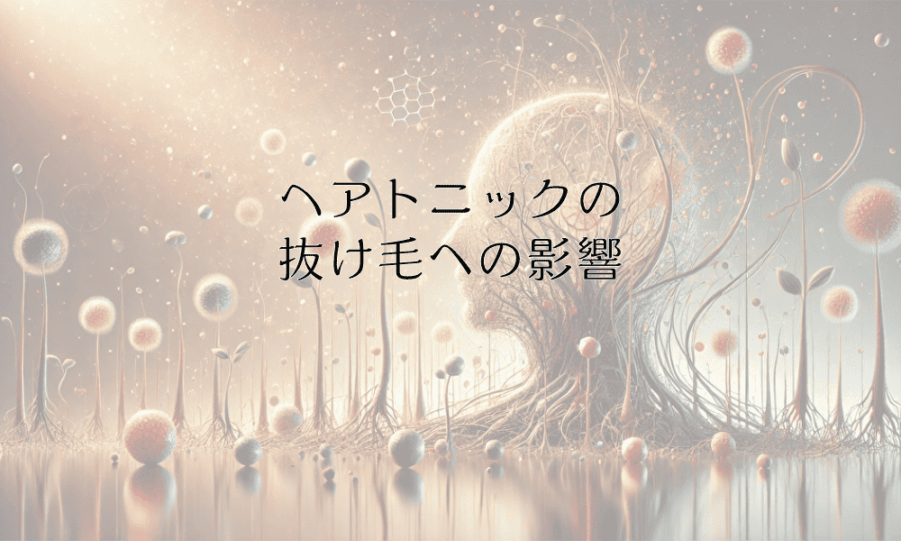 ヘアトニックの抜け毛への影響