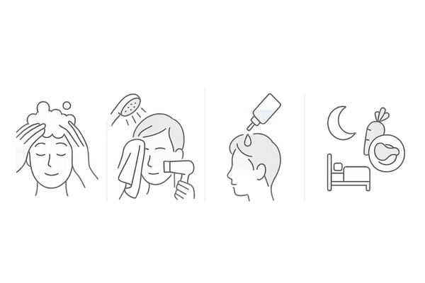 自宅でできるフケ対策|正しい洗髪・保湿・生活習慣のポイント