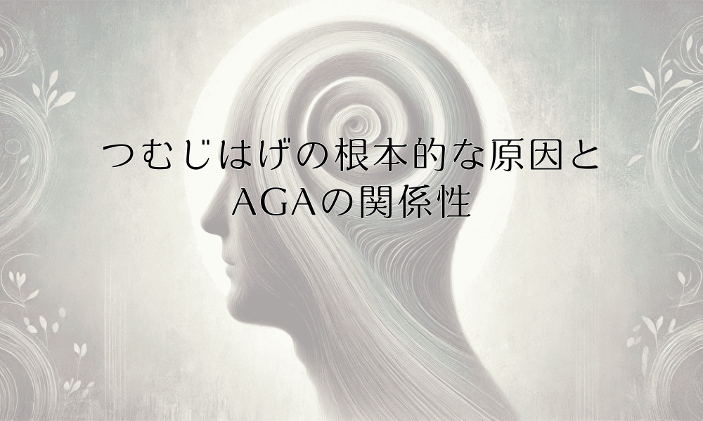 つむじはげの根本的な原因とAGAの関係性｜治療薬の選択