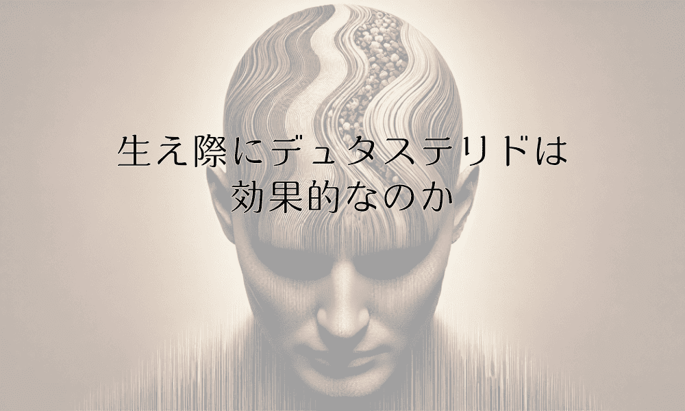 生え際の改善にデュタステリドは効果的なのか - 臨床結果と実績から解説