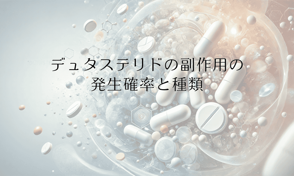 デュタステリドの副作用の発生確率と種類｜安全性の検証