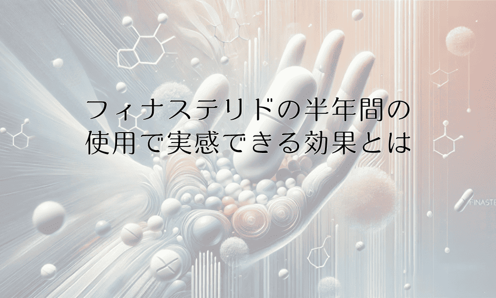 フィナステリドの半年間の使用で実感できる効果とは
