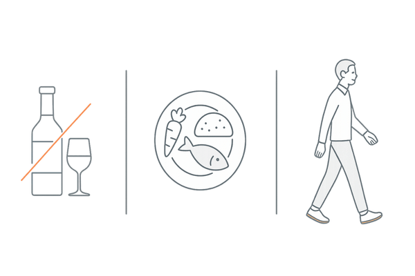 フィナステリド服用中の生活習慣と肝臓ケア