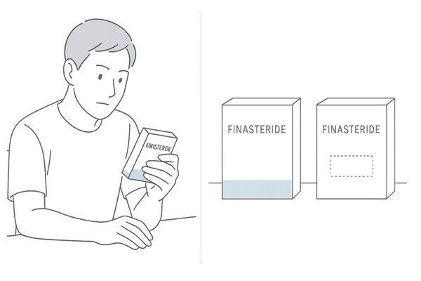 フィナステリドの正規品と偽物を見分けるポイントのイメージ