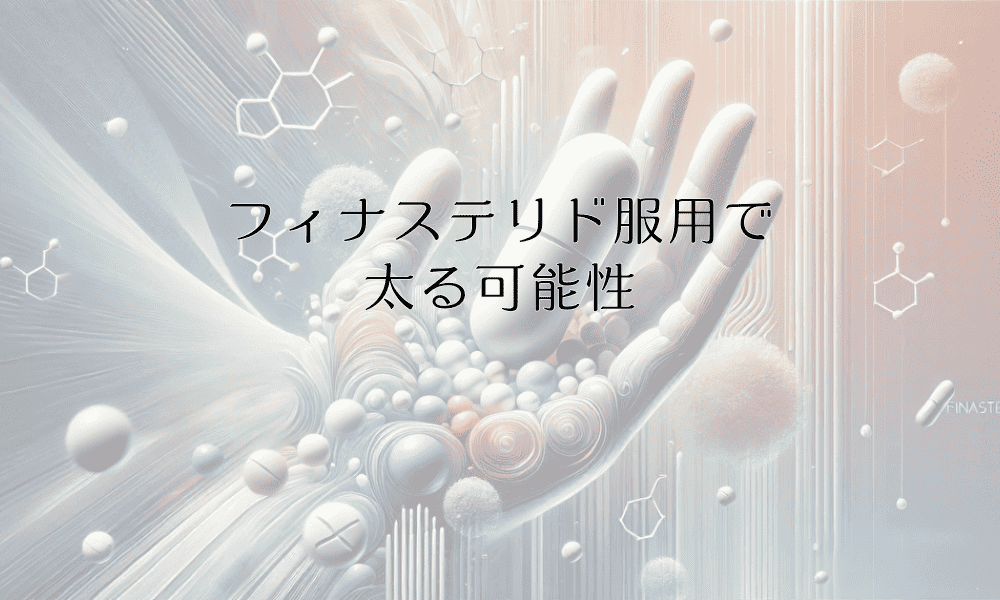フィナステリド服用で太る可能性と体重管理について