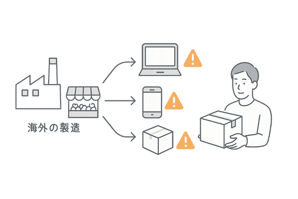フィンペシア偽物が増える流通経路の図解