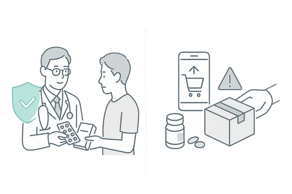 AGAクリニック処方と海外通販の安全性比較