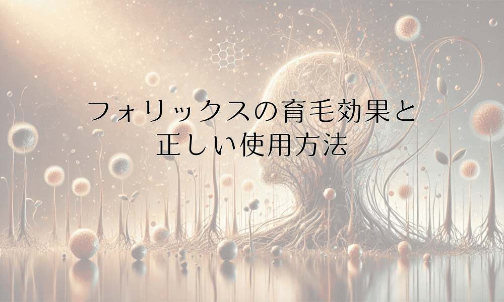 フォリックスの育毛効果と正しい使用方法｜臨床結果からわかる有効性