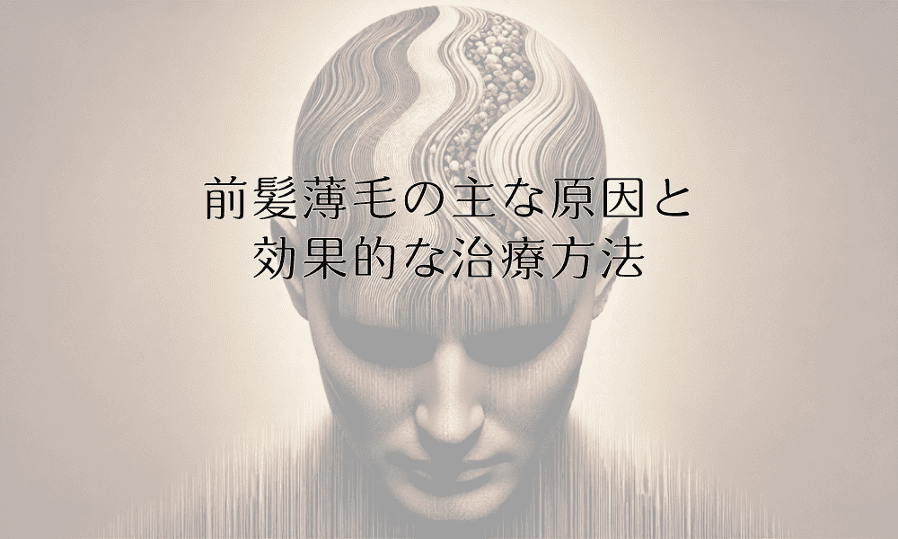 前髪薄毛の主な原因と効果的な治療方法の選び方