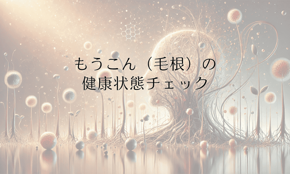 もうこん（毛根）の健康状態チェック｜育毛効果との関連性