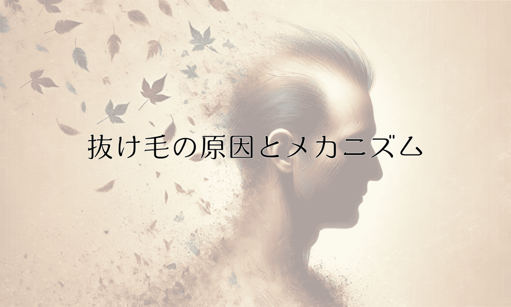 抜け毛の原因とメカニズム｜なぜ髪の毛が抜けるのか