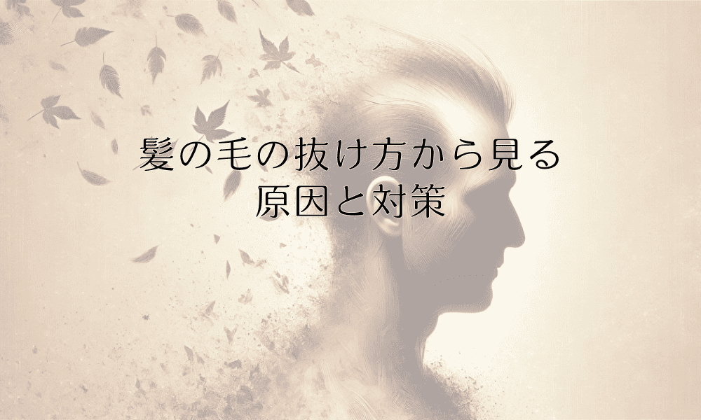 髪の毛の抜け方から見る原因と対策｜正常な範囲の理解