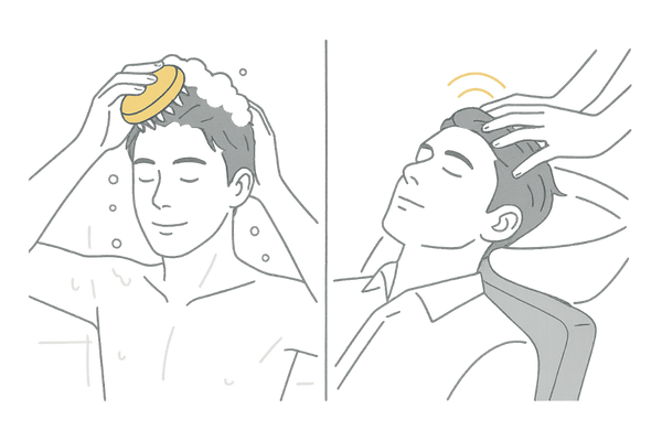 ヘッドスパの自宅ケアとサロン施術の違い(毛穴洗浄とリラックス効果)