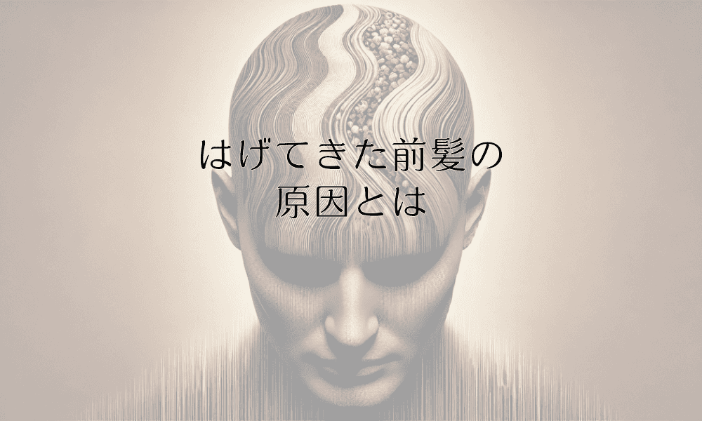 はげてきた前髪の原因とは｜薄毛に対処する方法