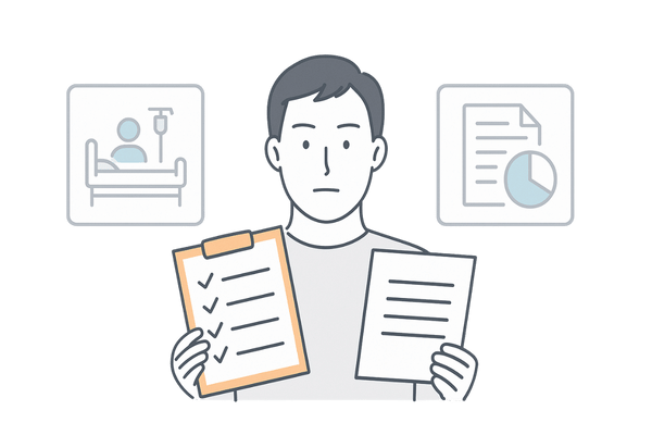 植毛クリニックの特徴を比較して選ぶ男性のイメージ