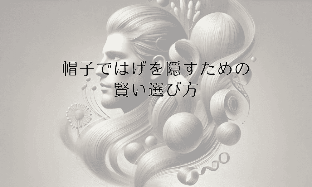 帽子ではげを隠すための賢い選び方｜おしゃれに見せるコツ