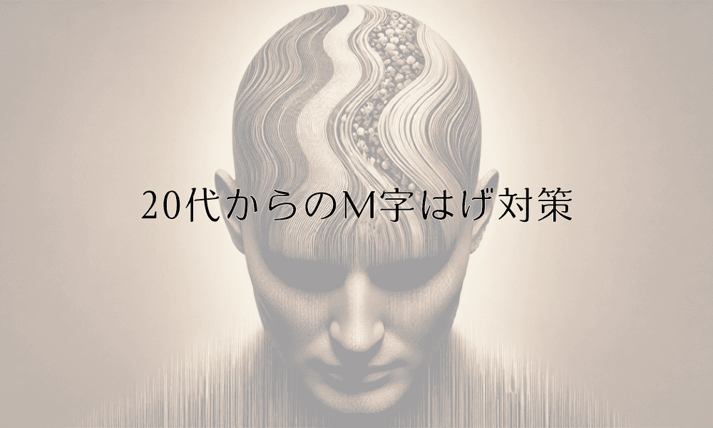 20代からのM字はげ対策｜若年性脱毛症の原因と治療法