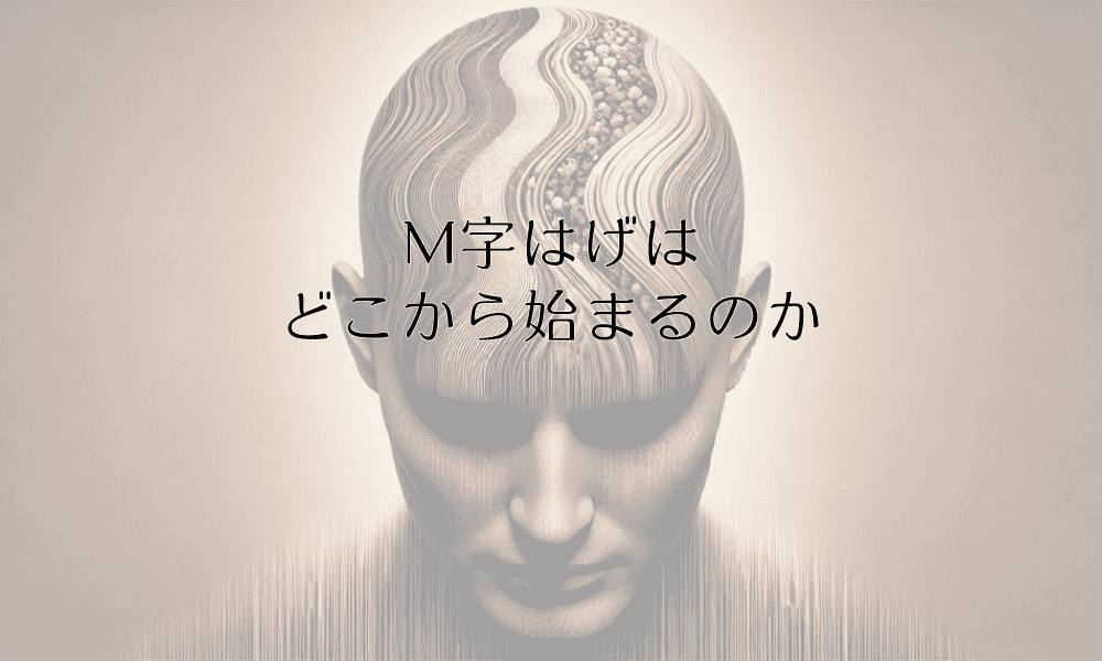 M字はげはどこから始まるのか|早期発見のためのチェックポイント