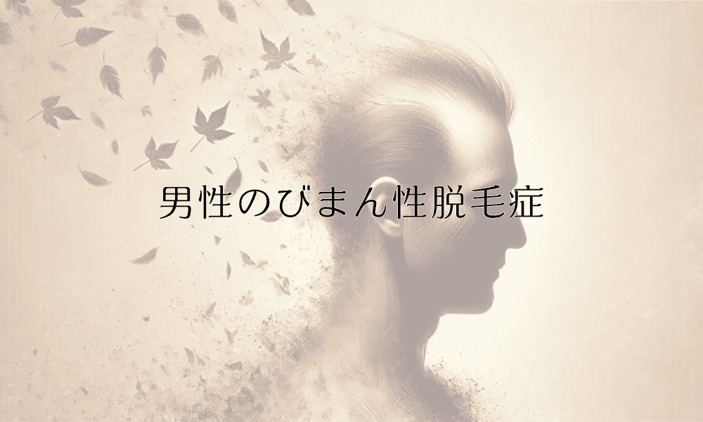 男性のびまん性脱毛症｜早期発見と治療で改善を目指す方法