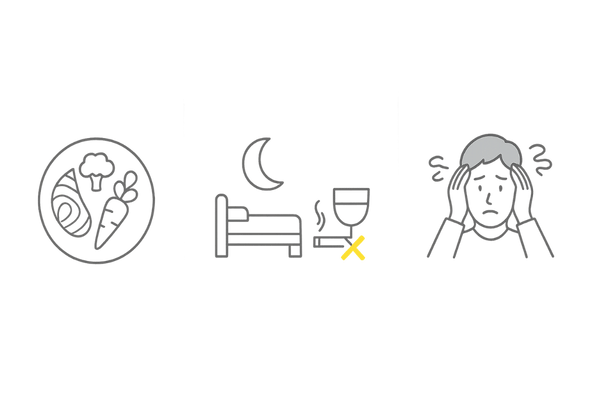 生え際薄毛に影響する生活習慣（栄養・睡眠・喫煙/飲酒・ストレス）