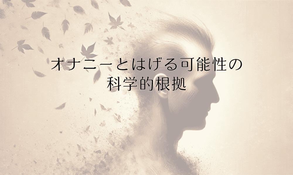 オナニーとはげる可能性の科学的根拠｜性行為と抜け毛の関連性