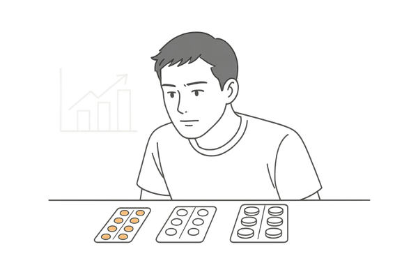 ミノキシジル2.5mg・5mg・10mgの用量イメージと初心者向けの選び方