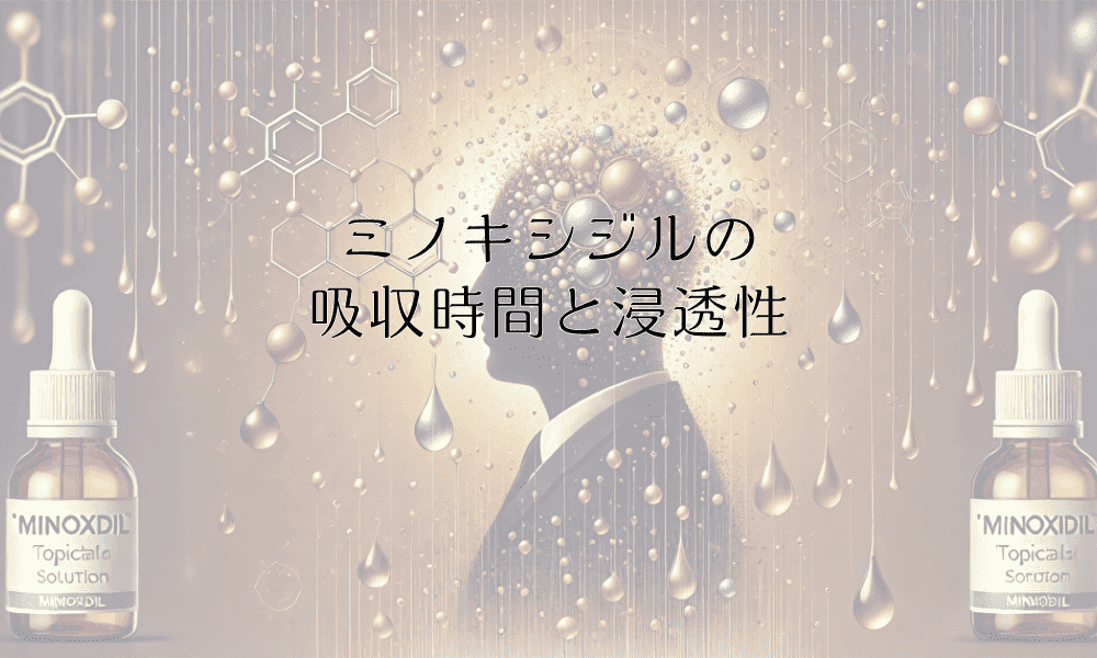 ミノキシジルの吸収時間と浸透性｜効果的な使用タイミング