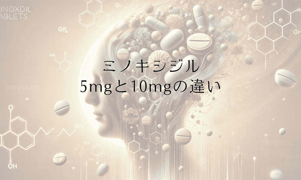 ミノキシジルの用量設定 – 5mgと10mgの違いと選び方