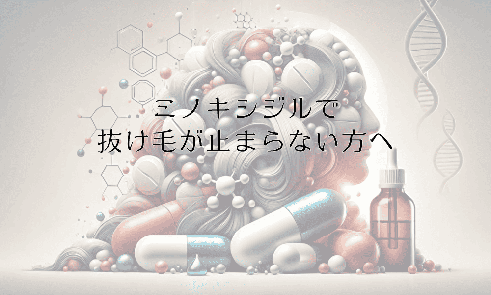 ミノキシジルで抜け毛が止まらない方へ｜治療過程での対処法