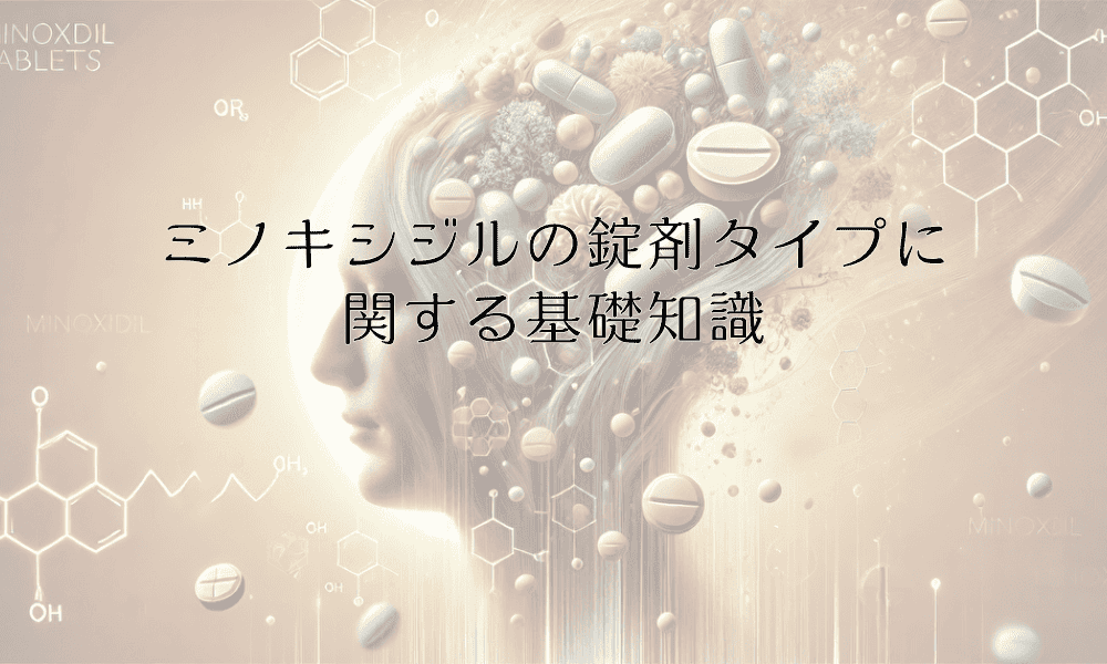 ミノキシジルの錠剤タイプに関する基礎知識と服用方法