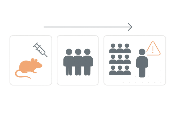 ミノキシジルと精子への研究エビデンス整理図